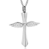 Angel wings Cross - Ash Lockets